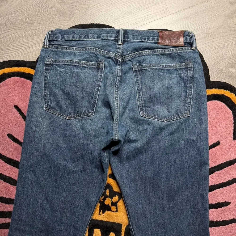 Polo Ralph Lauren Slim Fit Medium Wash Denim Jeans Size 34x32 Blue